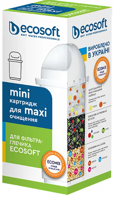 Фото 1 - Картридж Ecosoft для кувшинів покращений 1 шт