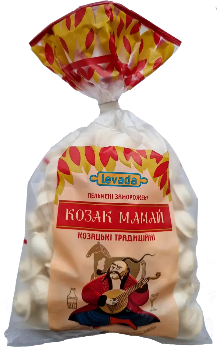 Фото 1 - Пельмені Levada Козак Мамай з курячим м'ясом 600 г