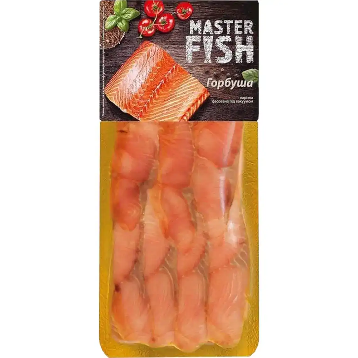 Горбуша Master Fish нарезка холодного копчения 90 г купить онлайн |  заказать в магазине VARUS