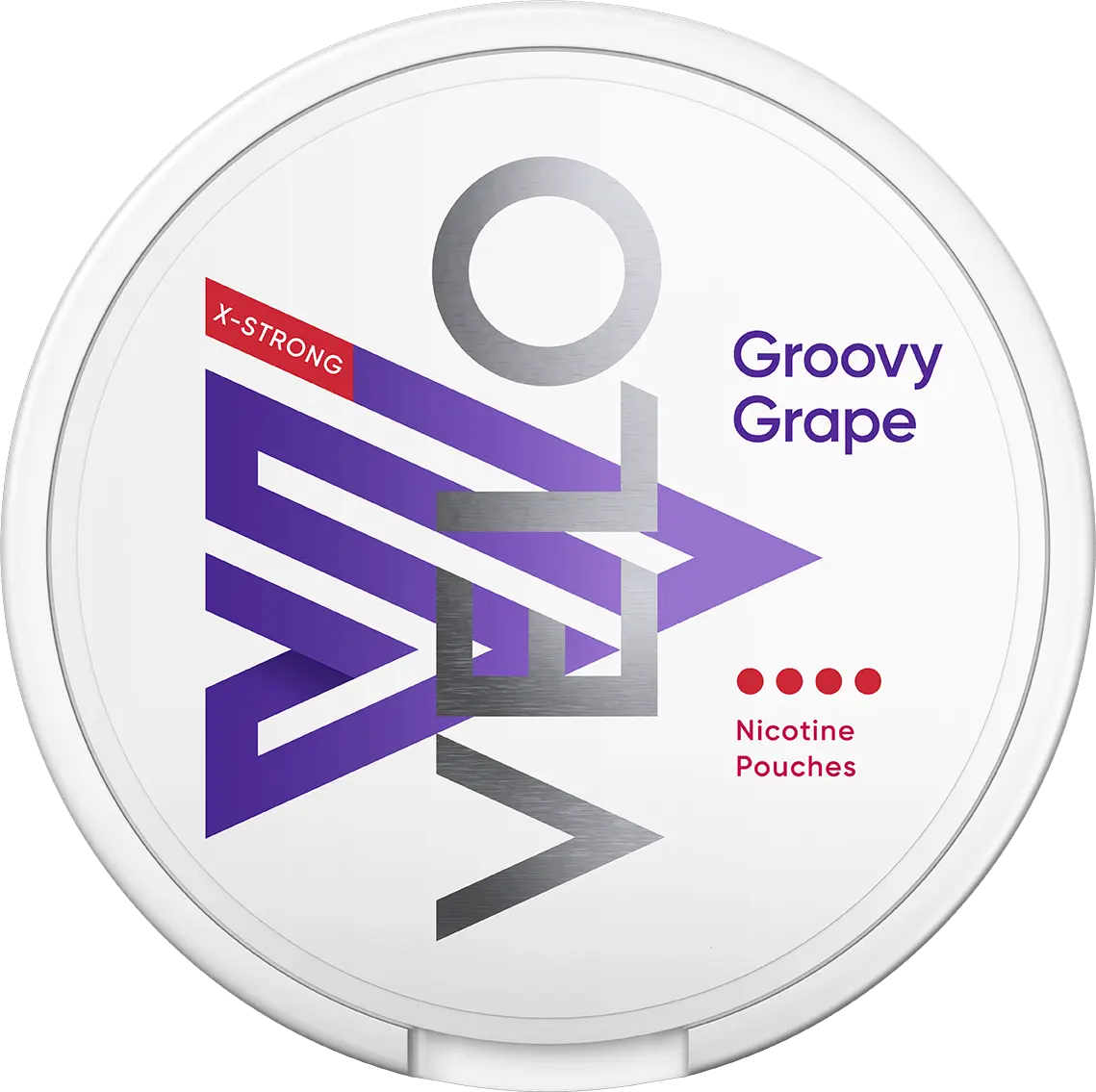 Фото 1 - Паучі Velo Groovy Grape X-Strong безтютюнові нікотиновмісні