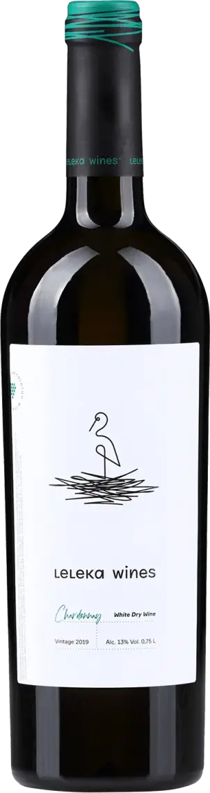 Фото 1 - Вино Leleka Wines Chardonnay біле сухе 0,75 л