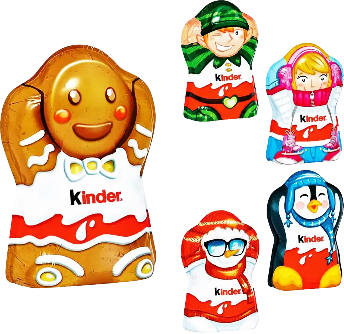 Фото 1 - Фігурка шоколадна Kinder Зимові звірята 35 г