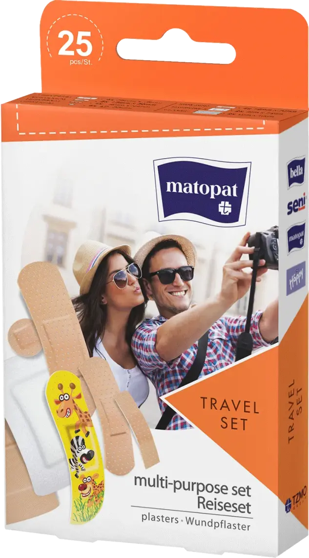 Фото 1 - Пластирі медичні Matopat Travel Set 25 шт