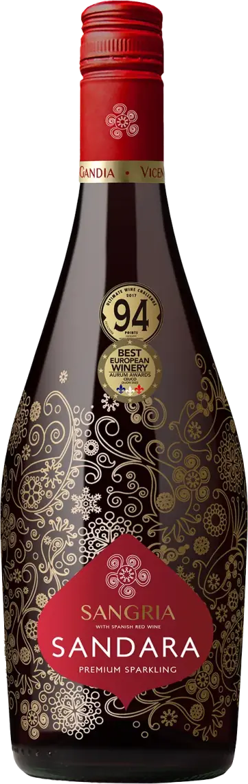 Фото 1 - Напій на основі вина Sandara Sangria червоний солодкий 8% 0,75 л