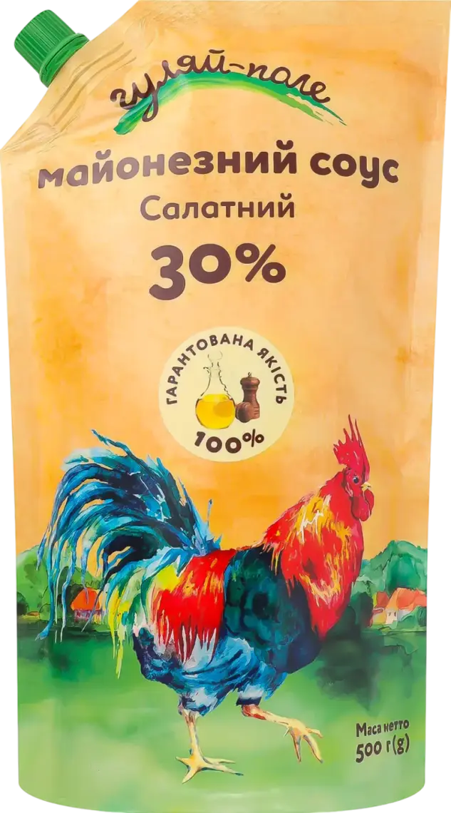Фото 1 - Соус майонезний Гуляй-поле Салатний 30% 500 г