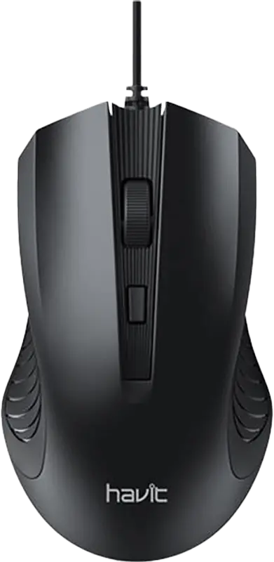 Фото 1 - Миша комп'ютерна Havit HV-MS752 дротова USB 1200 dpi сіра