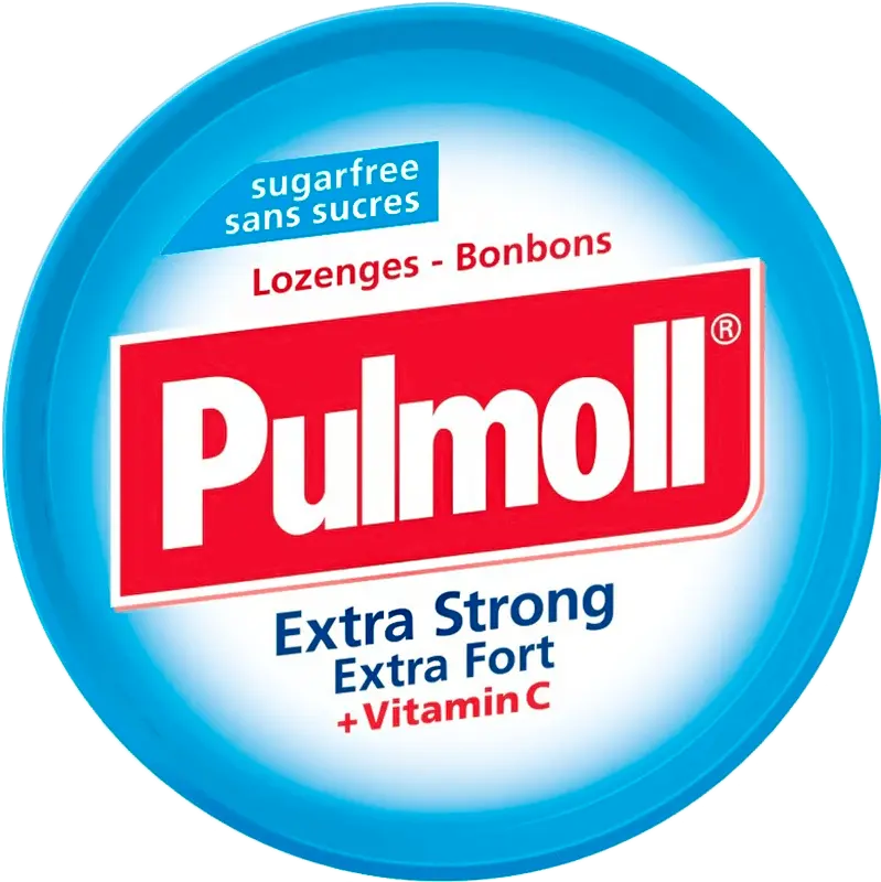 Фото 1 - Льодяники Pulmoll Extra Strong без цукру 45 г