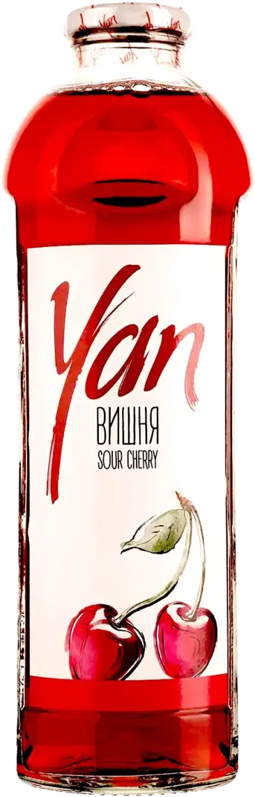 Фото 1 - Сік Yan Вишня 930 мл