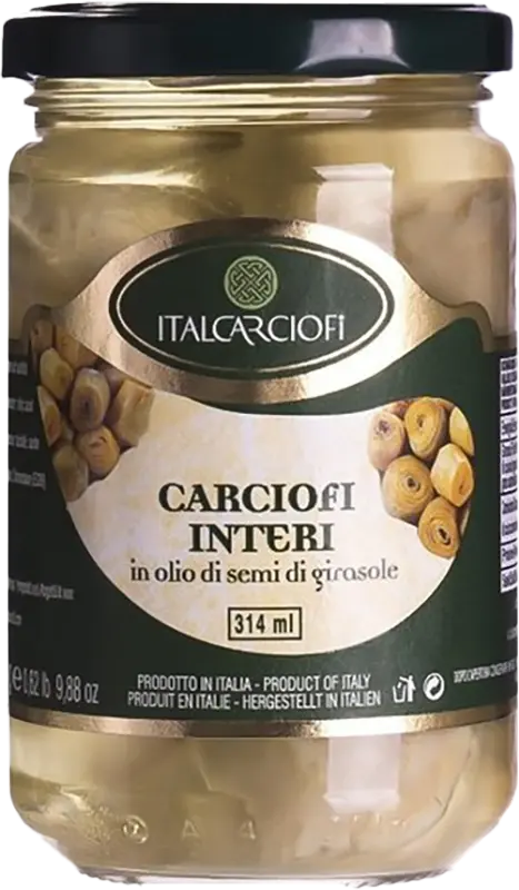Фото 1 - Артишоки Italcarciofi смажені в олії 314 мл