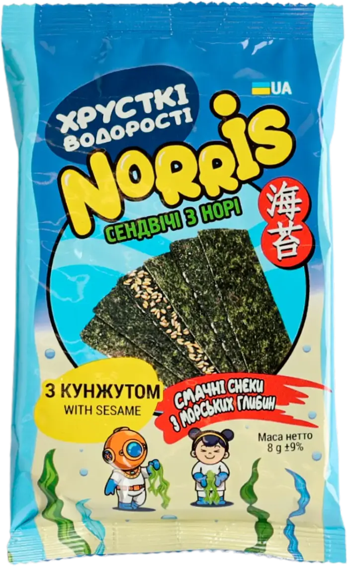 Сендвіч Norris з норі з кунжутом 8 г купити онлайн | замовити в