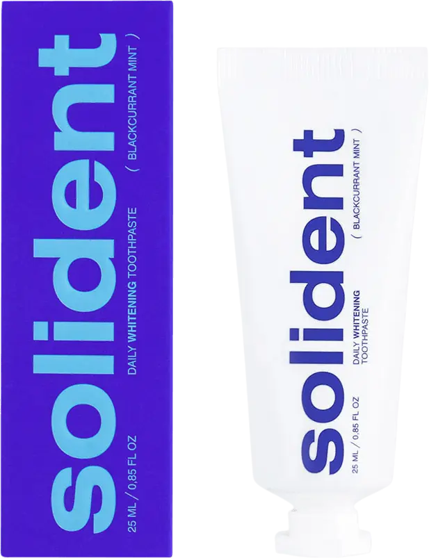 Фото 1 - Зубна паста Solident Blackcurrant mint 25 г