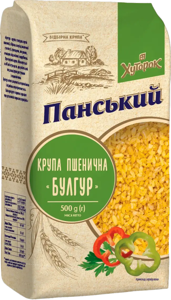 Фото 1 - Булгур Хуторок Панський 500 г