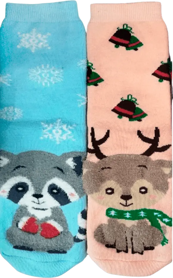Фото 1 - Шкарпетки Premier Socks жіночі махрові з малюнком з пухнастої пряжі р.23-25