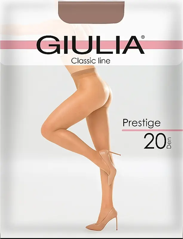Фото 1 - Колготки жіночі Giulia Prestige 20 den fumo р.5