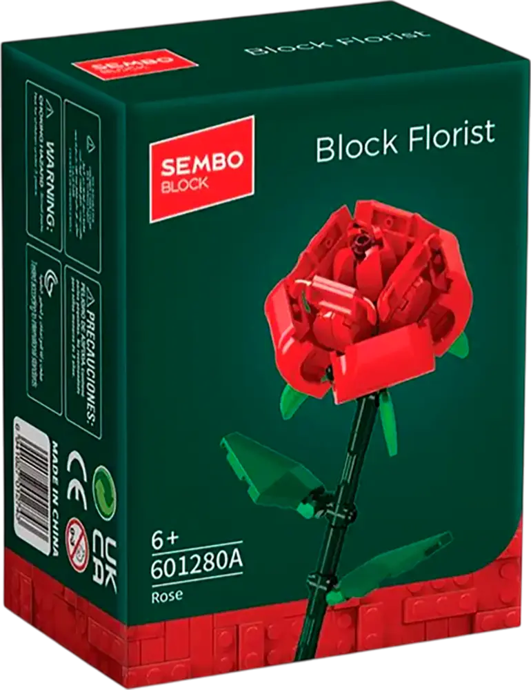 Фото 1 - Конструктор Sembo Block Block Florist Троянда