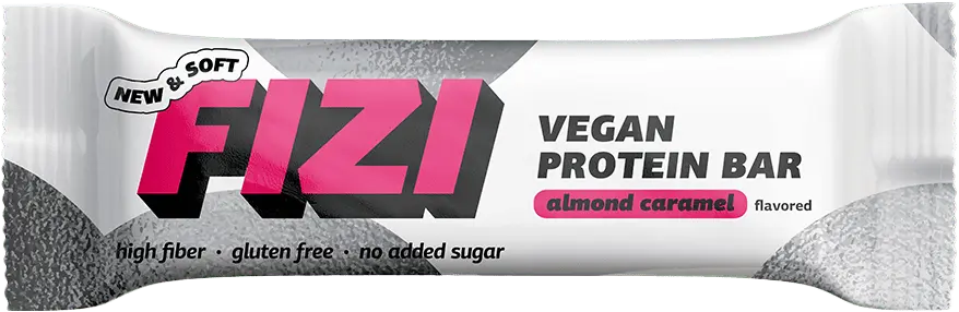 Фото 1 - Батончик Fizi Almond Caramel протеїновий у шоколаді 40 г