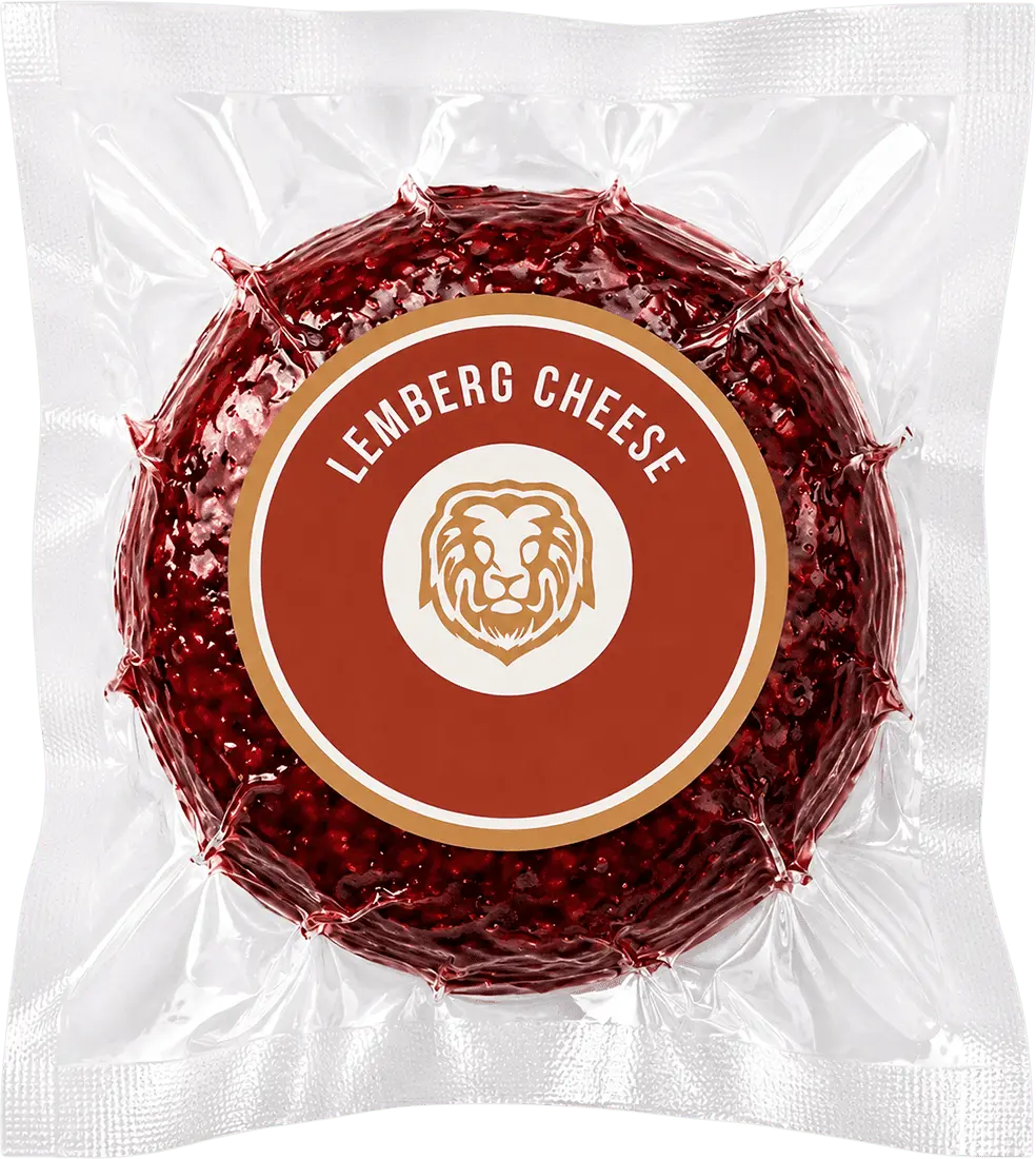 Фото 1 - Сир Lemberg Cheese Багряний дим 13% 80 г