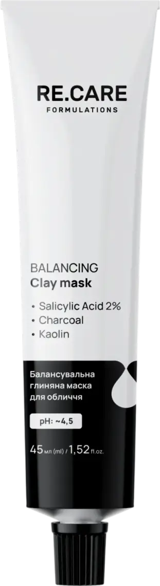 Фото 1 - Маска для обличчя Re.Care Balancing Clay Mask балансувальна глиняна 45 мл