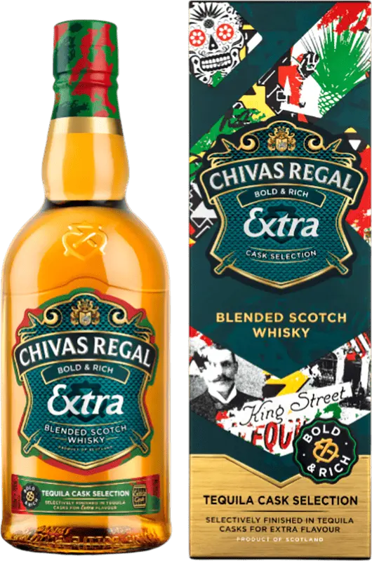 Фото 1 - Віскі Chivas Regal Extra Tequila Cask 40% 0.7 л в коробці