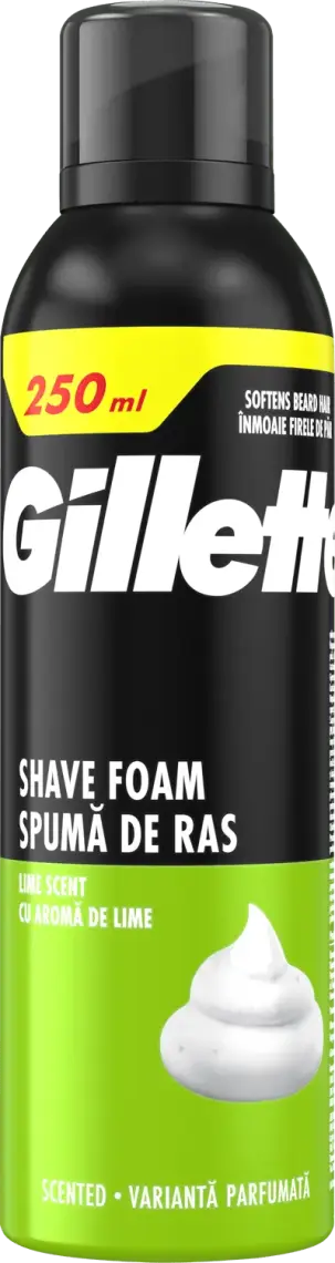 Фото 1 - Піна для гоління Gillette Аромат лайма 250 мл
