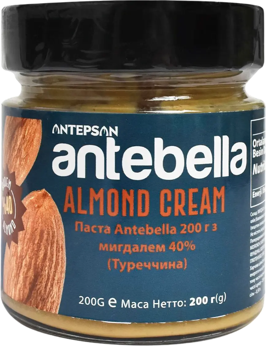 Фото 1 - Паста Antebella Мигдальна 40% 200 г