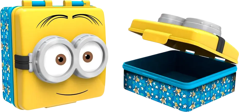 Фото 1 - Ланч-бокс Stor Minions 3D пластиковий 16.2x16x9.6 см
