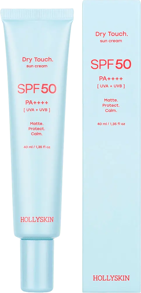 Фото 1 - Сонцезахисний крем для обличчя Hollyskin Dry Touch. матуючий SPF 50 40 мл