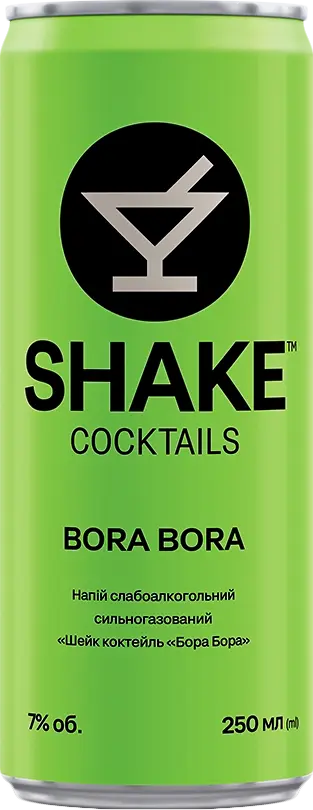 Фото 1 - Напій слабоалкогольний Shake Bora Bora 250 мл