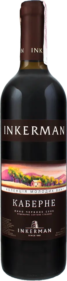 Фото 1 - Вино Inkerman Каберне Сортове червоне сухе 0.75 л
