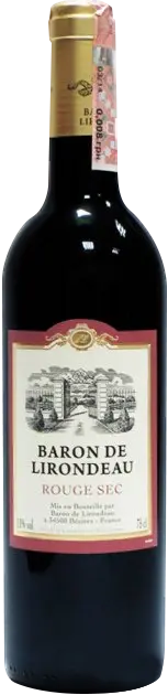 Фото 1 - Вино Baron de Lirondeau Rouge Moelleux червоне напівсолодке 0.75 л