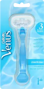 Фото 6 - Станок для гоління Gillette Venus Smooth жіночий + змінний картридж 1 шт.