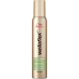 Фото 8 - Піна для волосся Wellaflex Silk Finish & Hold 5 200 мл
