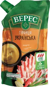 Фото 6 - Гірчиця Верес Українська міцна 120 г 