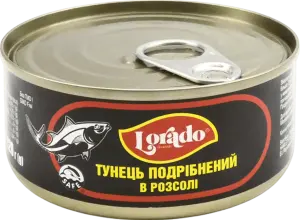 Фото 8 - Тунець Lorado подрібнений у власному соці 170 г