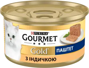 Фото 6 - Консерва для котів Gourmet Gold паштет з індичкою 85 г