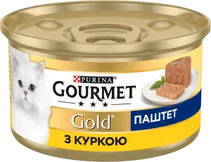 Фото 5 - Вологий корм Gourmet Gold для дорослих котів паштет з куркою 85 г