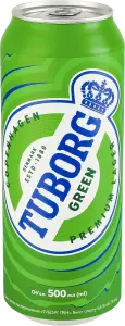 Фото 8 - Пиво Tuborg Green світле 0.5 л