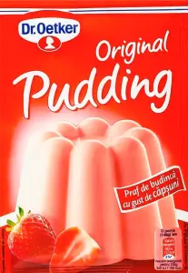 Фото 10 - Пудинг Dr.Oetker полуничний 40 г