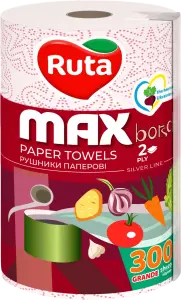 Фото 10 - Рушники паперовi Ruta Max 1 шт 
