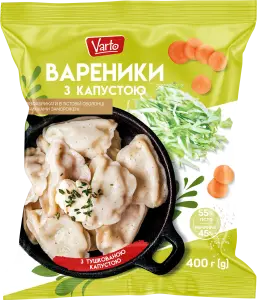 Фото 11 - Вареники Varto з капустою 400 г