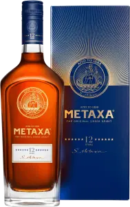 Фото 4 - Напій алкогольний Metaxa 12 зірок в подарунковій коробці 40% 700 мл