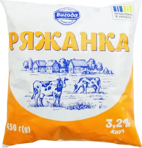Фото 2 - Ряжанка Вигода 3.2 % 450 г