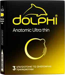 Фото 7 - Презервативи Dolphi Anatomic Ultra thin у силіконовому змащувачі з накопичувачем 3 шт