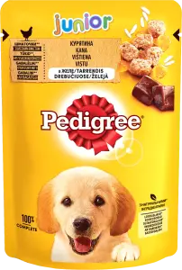Фото 12 - Корм для цуценят Pedigree з куркою и рисом 100 г