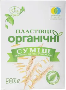 Фото 10 - Суміш пластівців Козуб різані Органічні 500 г