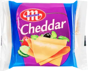 Фото 3 - Сир Mlekovita Cheddar плавлений слайсами 49% 130 г