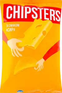 Фото 9 - Чипси Flint Chipster's Сир 100 г