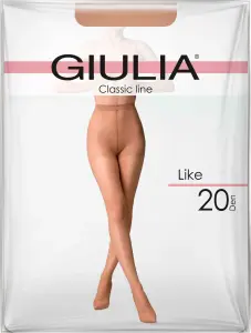 Фото 12 - Колготки Giulia Like жіночі 20den р.5 сappuccino
