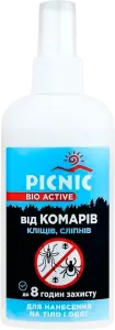 Фото 12 - Спрей Picnic Bio Active від комарів та кліщів 100мл