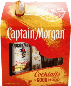 Фото 12 - Набір Ром Captain Morgan Spiced Gold 35% 0.7 л